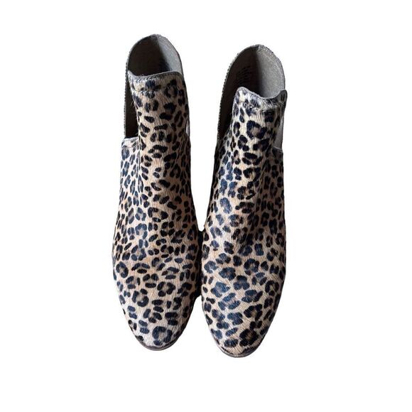 Coconuts by Matisse Leopard Calf Hair Ankle Booties size 7.5 - Picture 3 of 14